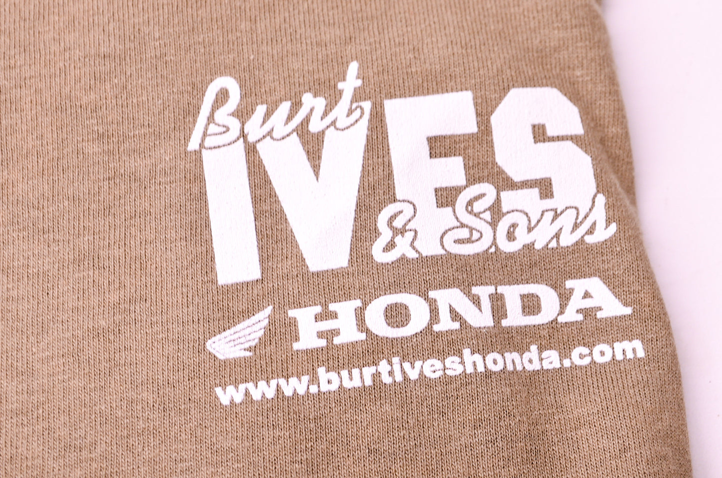 Burt Ives & Sons Honda Tan T Shirt 2XL NOS