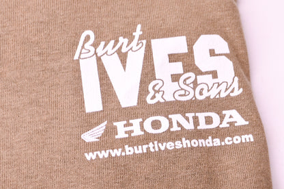 Burt Ives & Sons Honda Tan T Shirt 2XL NOS