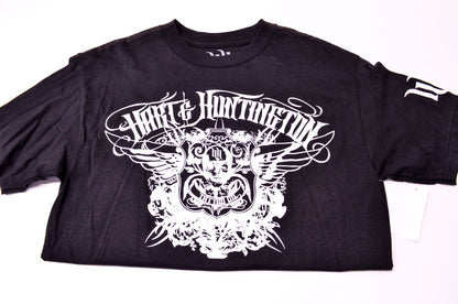 New Hart & Huntington Tattoo Company H&H Medium Black T Shirt NOS