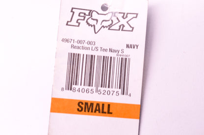Fox 49671-007-003 Long Sleeve Navy Tee Small NOS