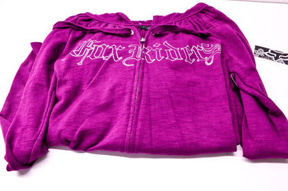Fox 55398-299-005 Girls Dark Maroon Suspension Hoodie Large NOS