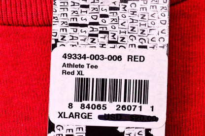 New Fox Red XL Athlete T Shirt NOS