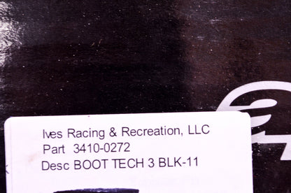 Tech 3 Black Boots Size US 11 NOS