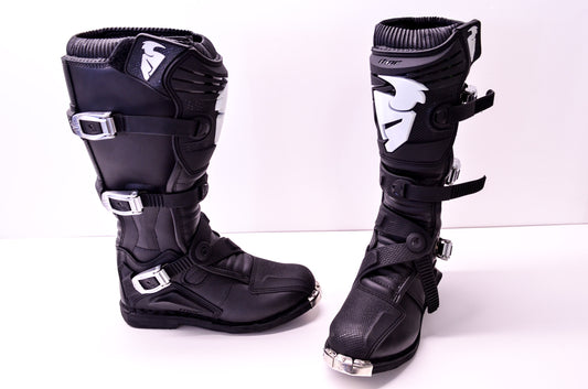 Thor 3410-0740 Black Ratchet Boots Size Us 10 Adult NOS