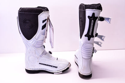 M12 Black White Adult US 9 MX Boots NOS