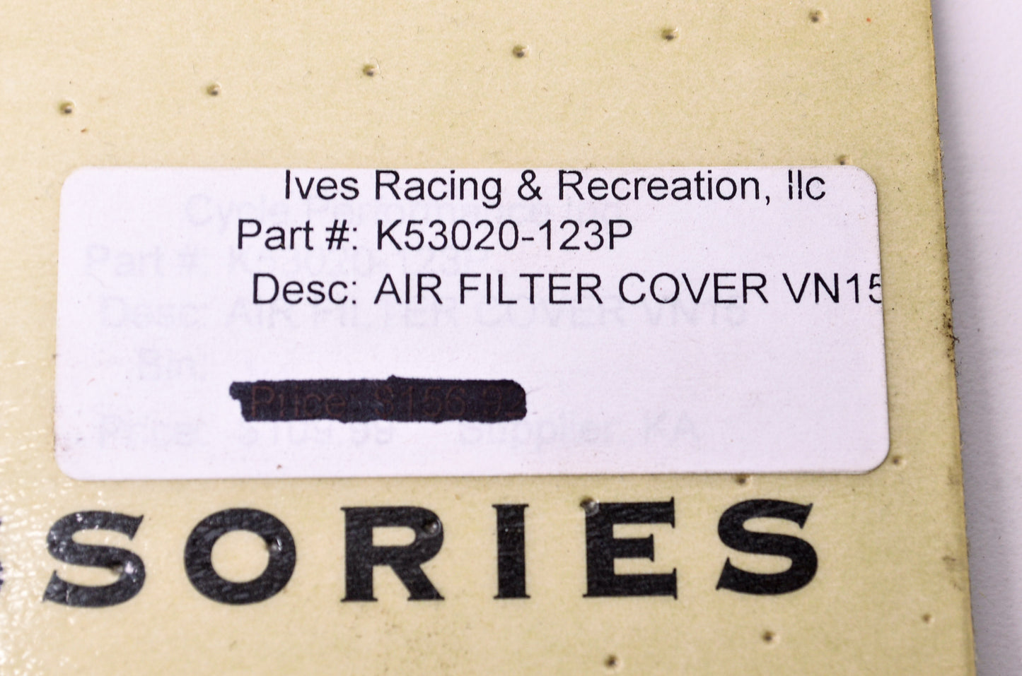 OEM Kawasaki K53020-123P Air Filter Cover VN15 NOS