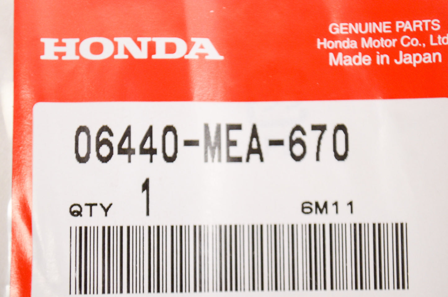 OEM Honda 06440-MEA-670 Spoke Set A