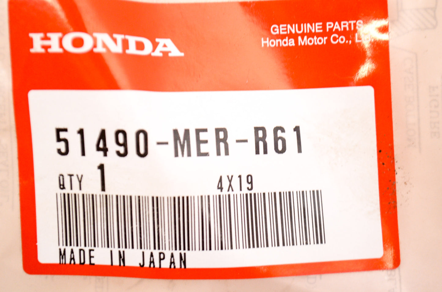 OEM Honda 51490-MER-R61 Front Fork Seal Set NOS