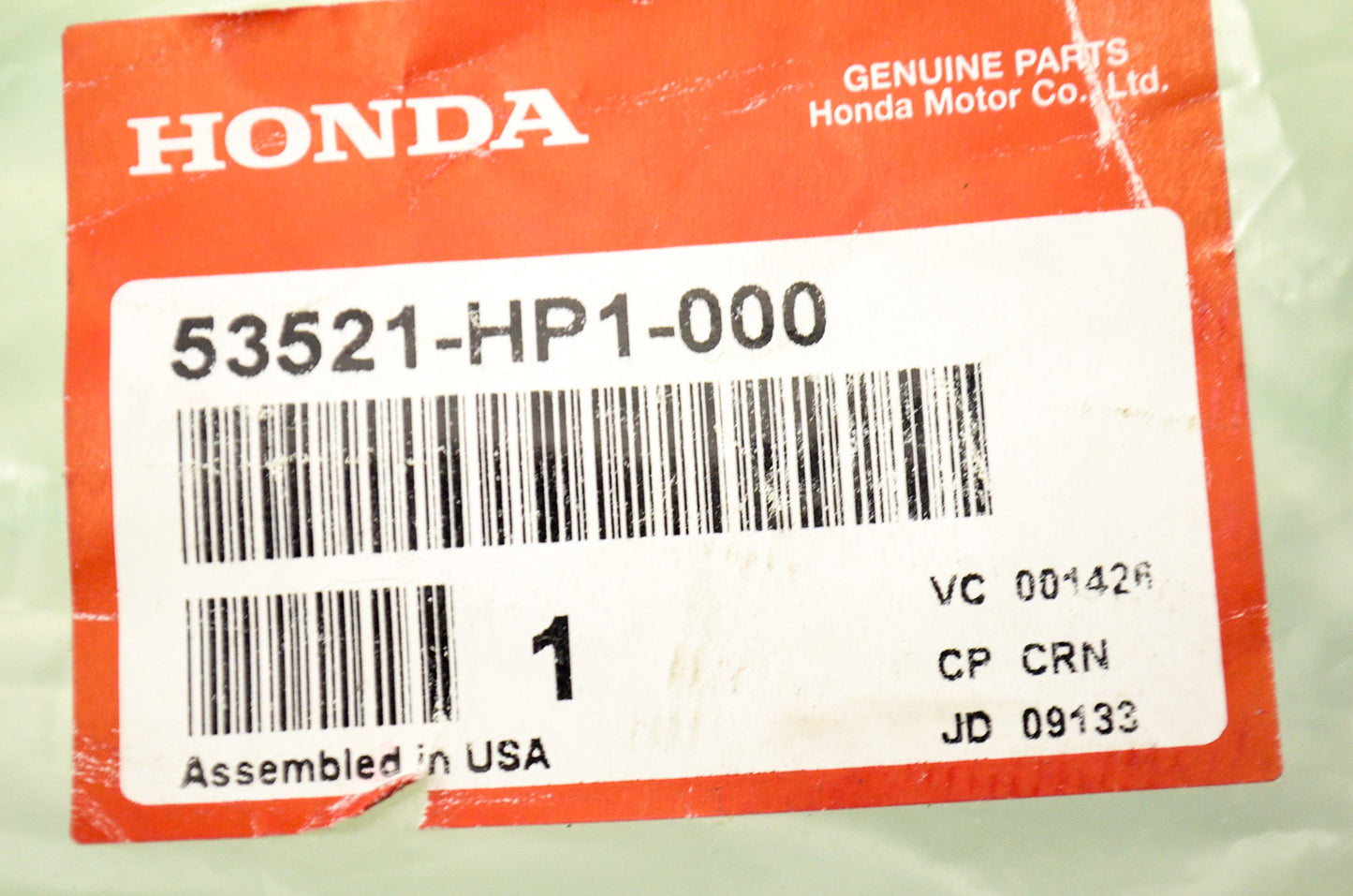 OEM Honda 53521-HP1-000 Tie Rod NOS