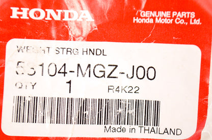 New OEM Honda 53104-MGZ-J00 Handlebar Weight NOS