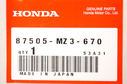 OEM Honda 87505-MZ3-670 Tire Label