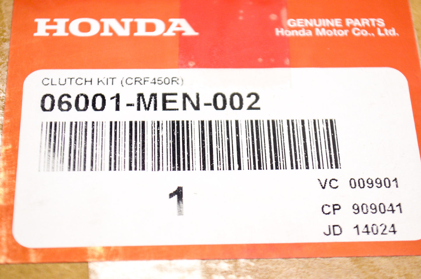 New OEM Honda Clutch Kit NOS