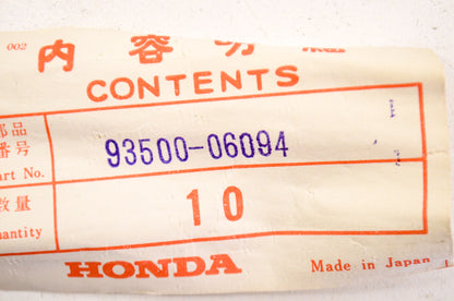 OEM Honda 93500-06094 Pan Screw 6x94 NOS