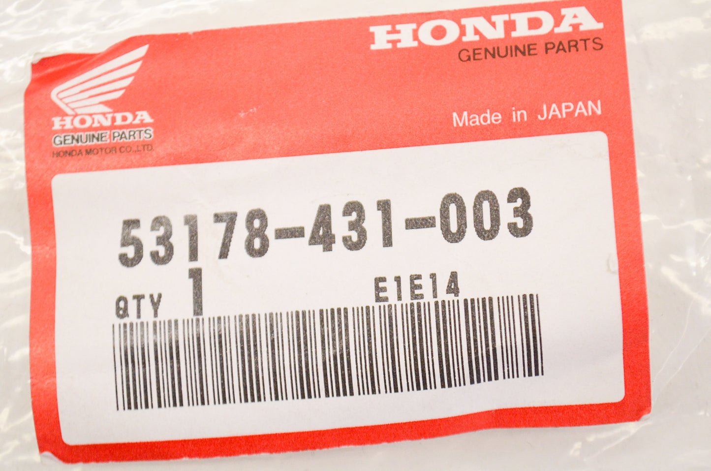 OEM Honda 53178-431-003 Left Handle Lever NOS