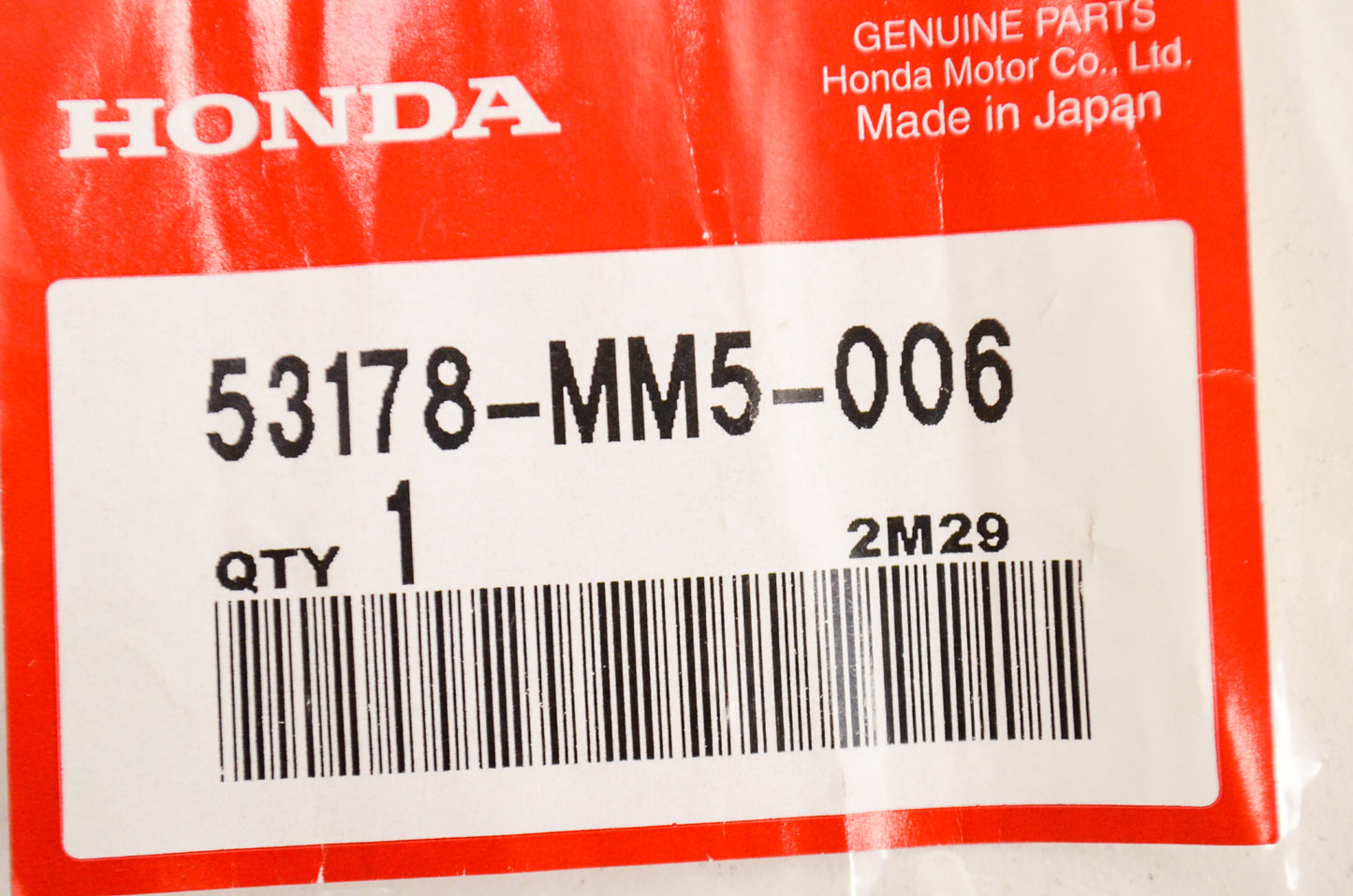 OEM Honda 53178-MM5-006 Left Handle Lever