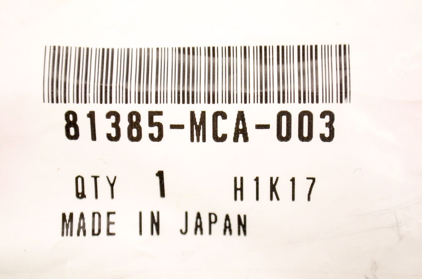 OEM Honda 81385-MCA-003 Snap
