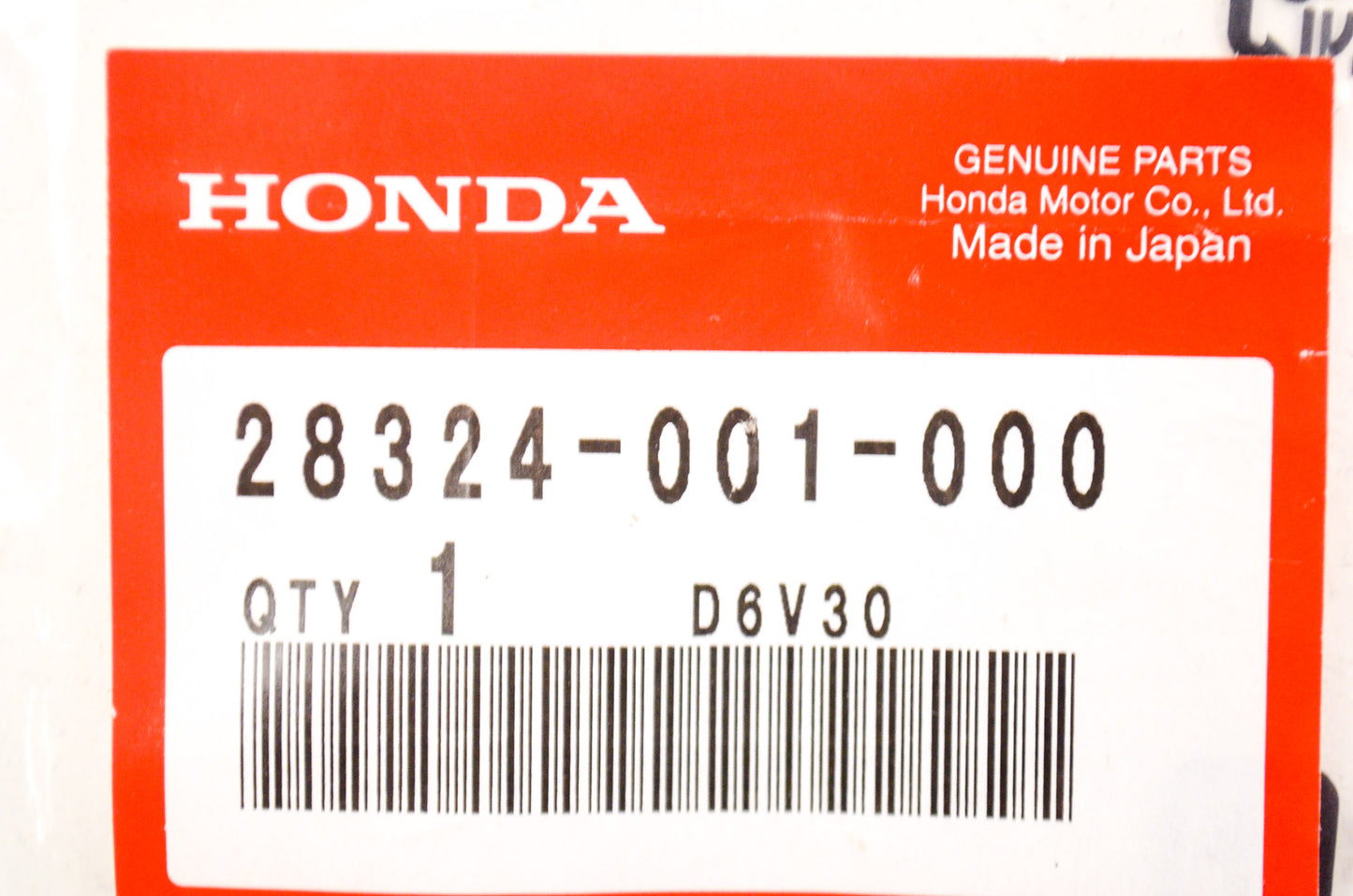 OEM Honda 28324-001-000 Clip NOS