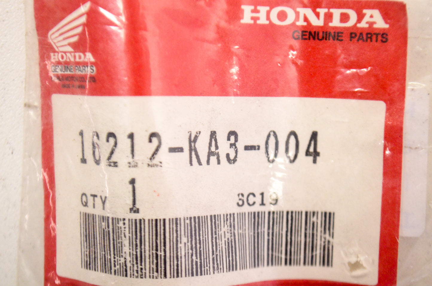 OEM Honda 16212-KA3-004 Plate Set NOS