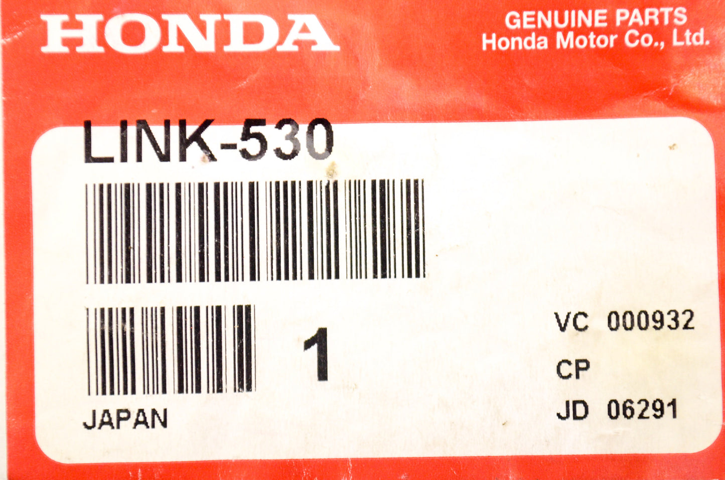 New OEM Honda Link-530 DID 530 RJ NOS