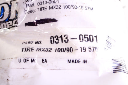 New Dunlop Tire MX32 100/90-19 NOS