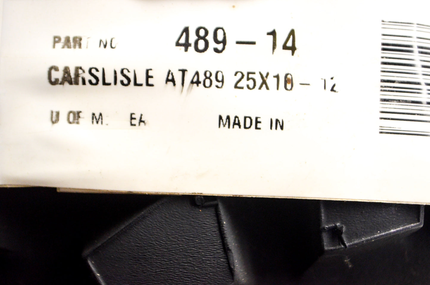 New Carlisle Tire AT489 25X10-12 NOS