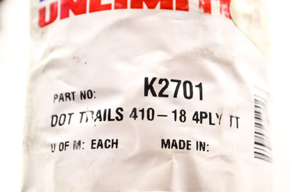 New Kenda Tire Dot Trails 410-18 4PLY TT NOS