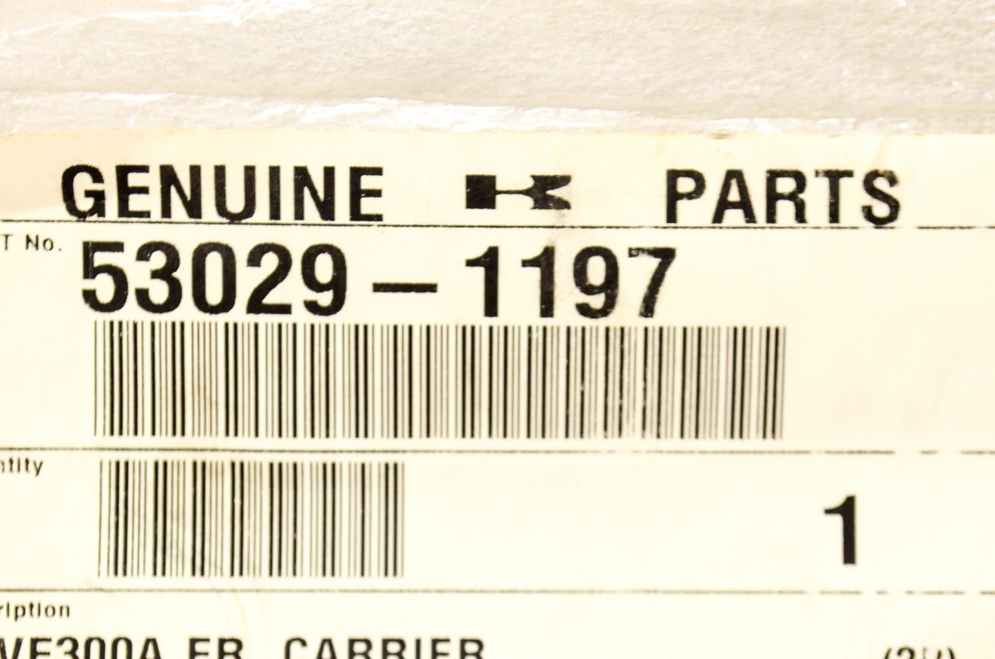 OEM Kawasaki 53029-1197 Front Carrier NOS