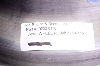 New Douglas Wheel Red Label 9x8 3+5 4/115 Qty 2 NOS