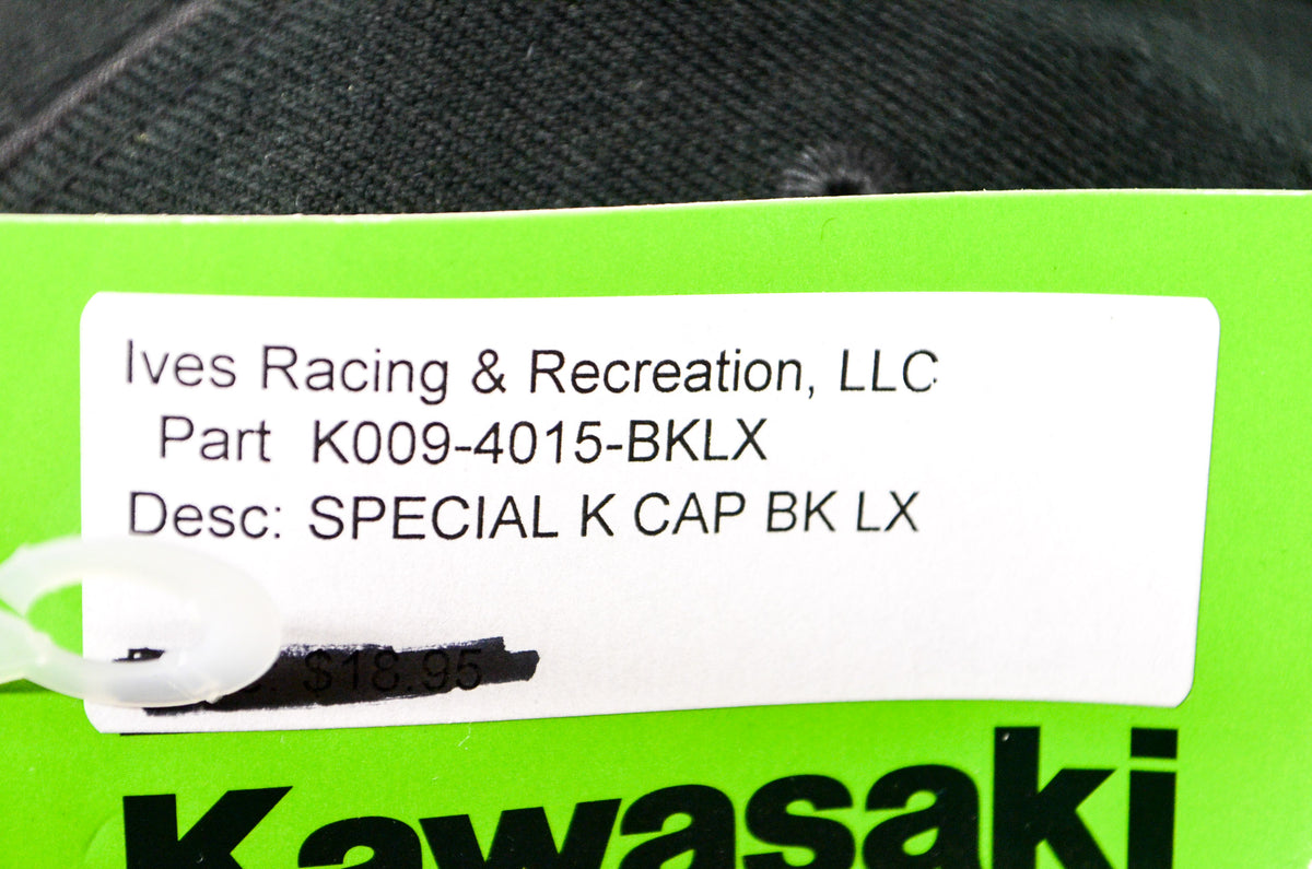 OEM Kawasaki K009-4015-BKLX Special K Hat L/XL NOS