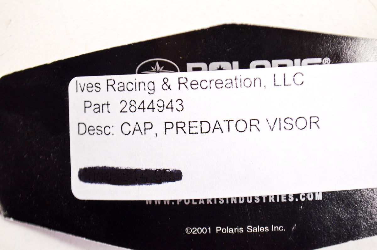OEM Polaris 2844943 Predator Visor NOS
