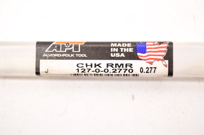 Alvord-Polk Tool 127-0-0.2770 High Speed Chucking Reamer NOS