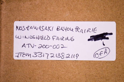ATV Windshield Fairing Kit NOS