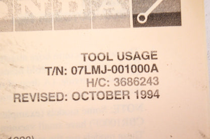 OEM Honda 07LMJ-001000A Vacuum Gauge Set