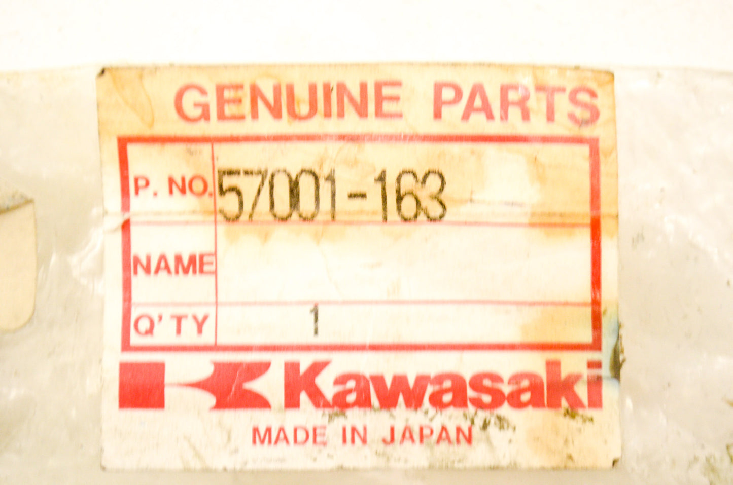 OEM Kawasaki 57001-163 Valve Guide Driver NOS
