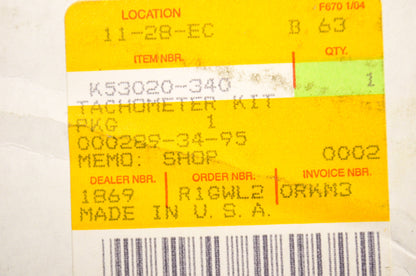 Tachometer Kit NOS