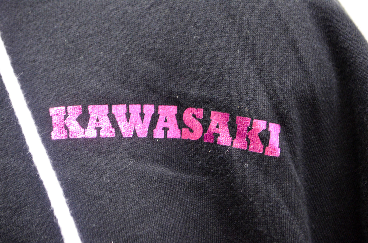 OEM Kawasaki K013-1037-BK3X Kawi Girl Carnival Hooded Sweatshirt XXXL NOS