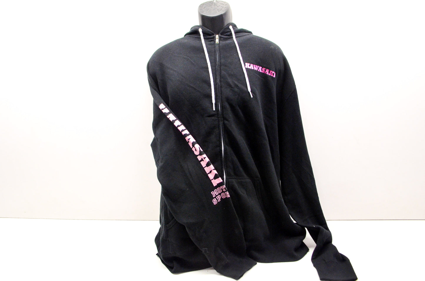 OEM Kawasaki K013-1037-BK3X Kawi Girl Carnival Hooded Sweatshirt XXXL NOS