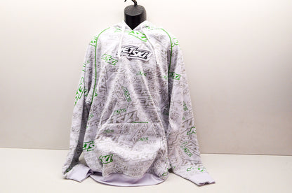 OEM Kawasaki K309-1251-WH3X Squint Jet Ski Hooded Sweatshirt Size XXXL NOS