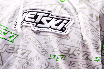 OEM Kawasaki K309-1251-WH3X Squint Jet Ski Hooded Sweatshirt Size XXXL NOS