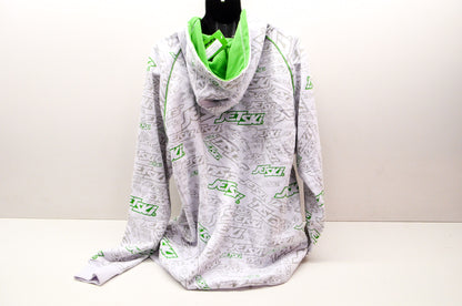 OEM Kawasaki K309-1251-WH3X Squint Jet Ski Hooded Sweatshirt Size XXXL NOS