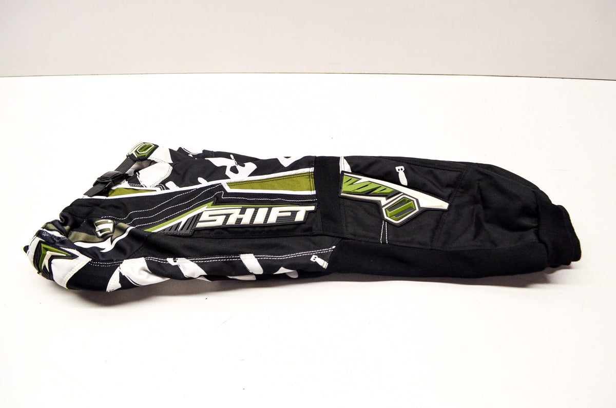 Shift 04043-111-122 Kids Assault Race Pant Fatigue Green Size W22 NOS