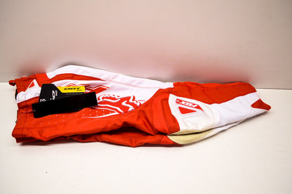 Fox 04272-054-124 180 Race Pant Red/White Size W24 Youth NOS
