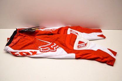 Fox 04272-054-124 180 Race Pant Red/White Size W24 Youth NOS