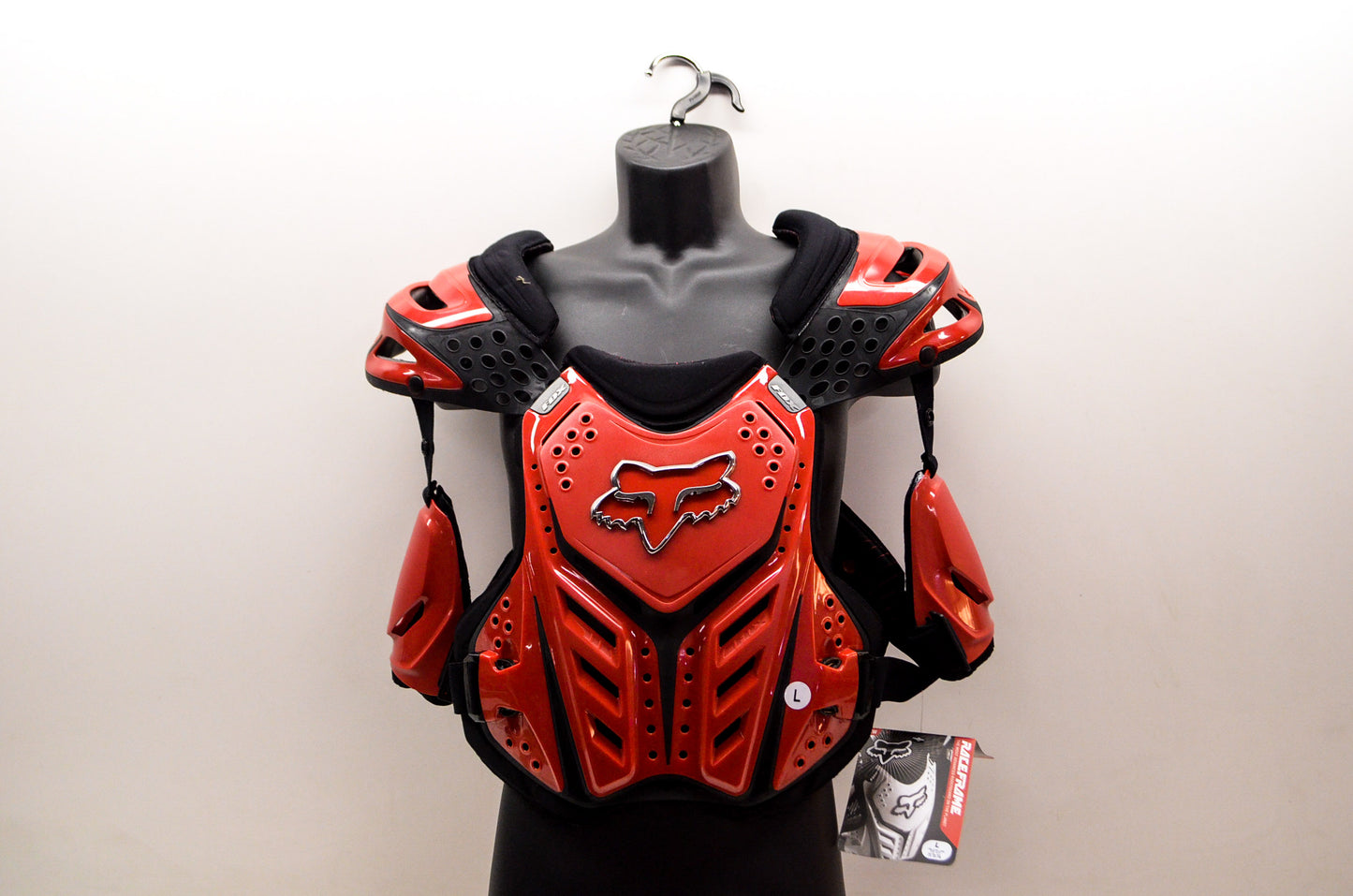 Fox 06040-003-005 Race Frame Roost Guard Red Size Large NOS