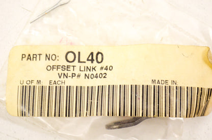 A.N.S.I. OL40, N0402 Offset Links Qty 2 NOS