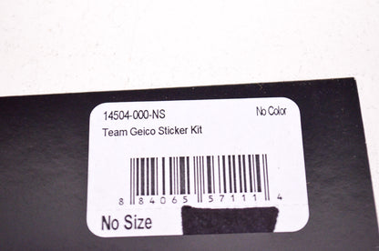 Fox 14504-000-NS Team Geico Sticker Kit NOS