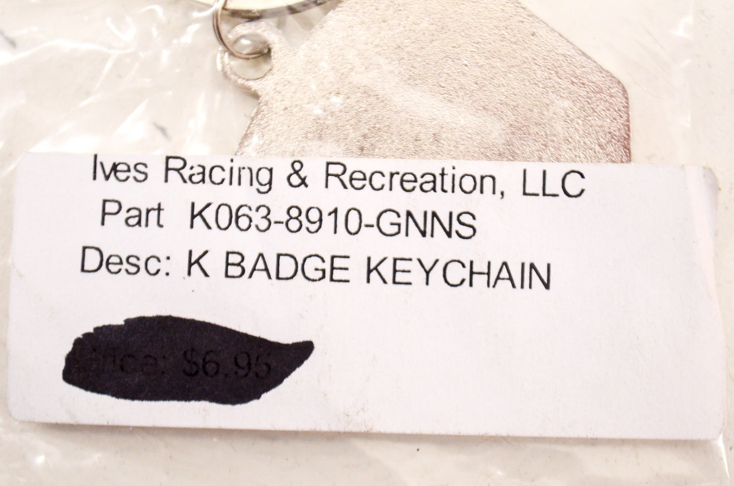 New OEM Kawasaki Badge Keychain Green NOS