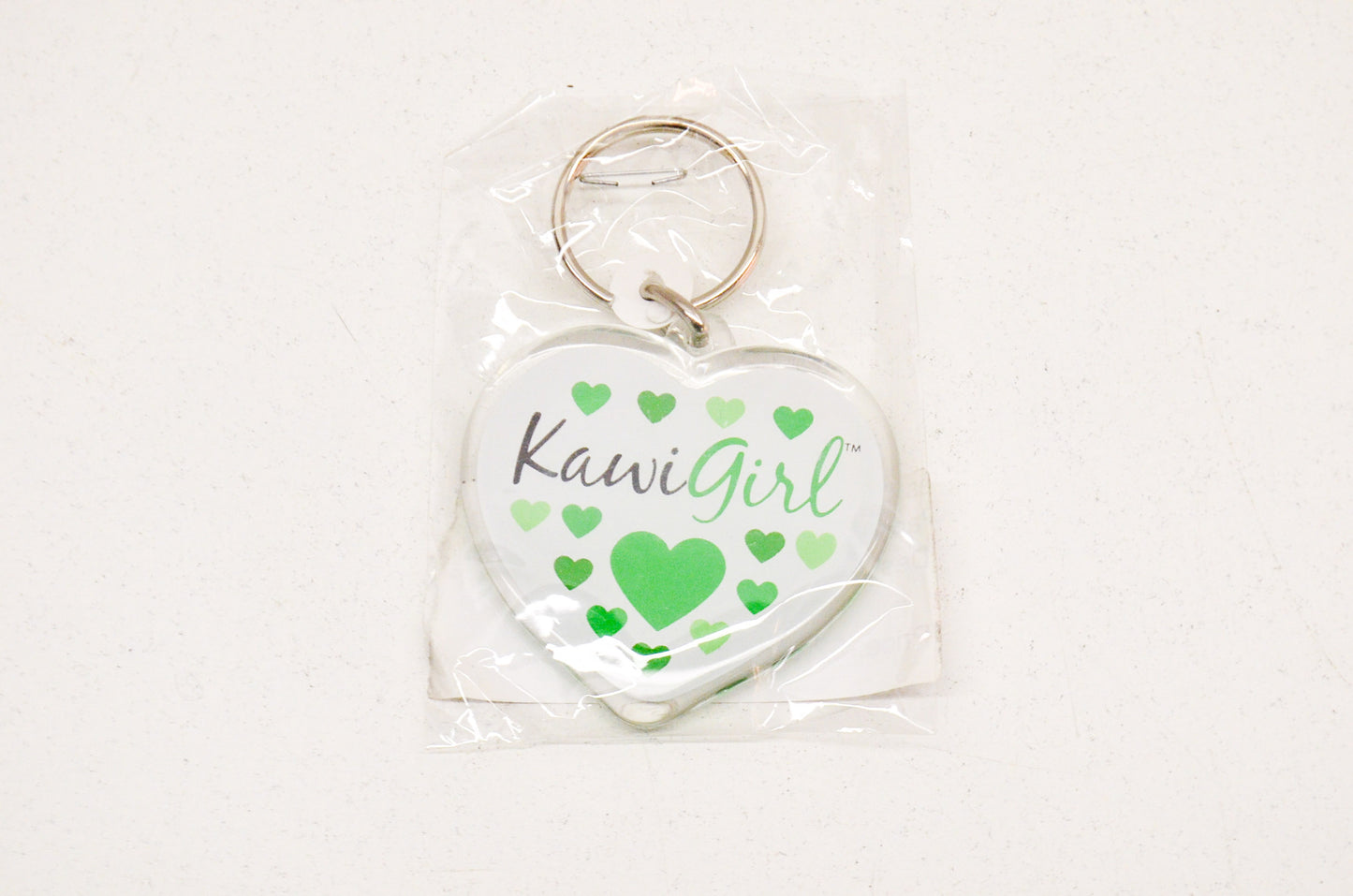 New OEM Kawasaki Kawi Girl Keychain NOS