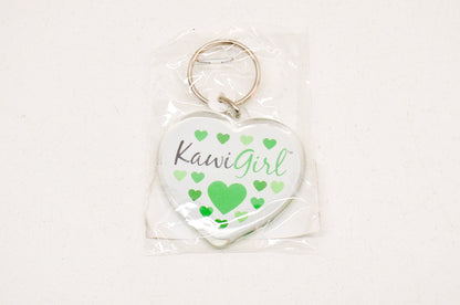 New OEM Kawasaki Kawi Girl Keychain NOS
