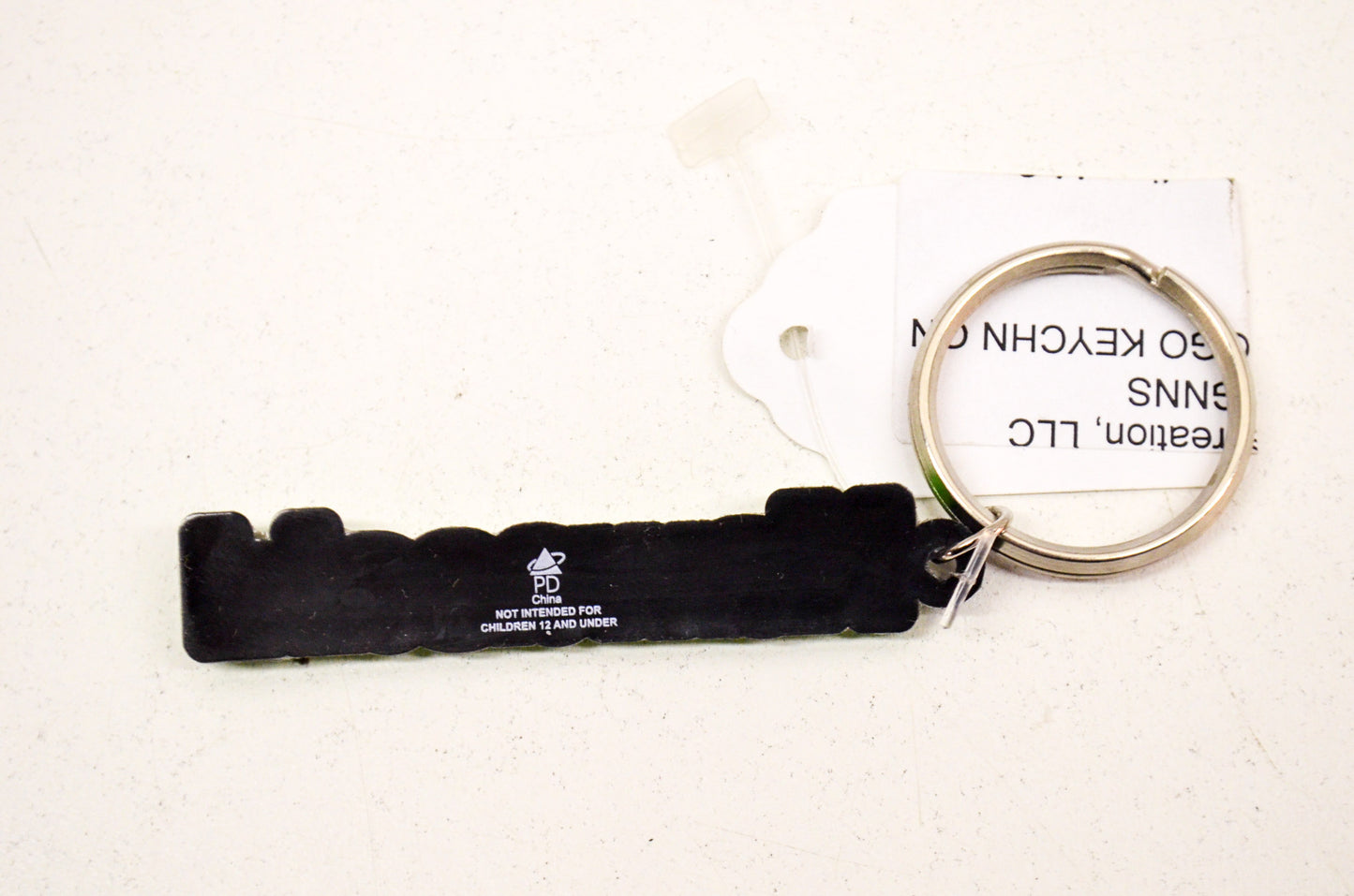 New OEM Kawasaki Rubber Logo Keychain NOS